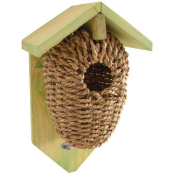 NICHOIR POCHE JONC DE MER de Esschert design - deco maison et jardin dans Nichoirs, Mangeoires et accessoires