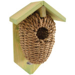 NICHOIR POCHE JONC DE MER de Esschert design - deco maison et jardin dans Nichoirs, Mangeoires et accessoires