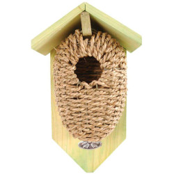 NICHOIR POCHE JONC DE MER de Esschert design - deco maison et jardin dans Nichoirs, Mangeoires et accessoires