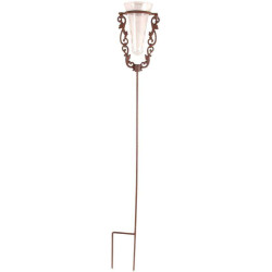 PLUVIOMETRE A/SUPPORT FONTE de Esschert design - deco maison et jardin dans Thermométre - Pluviometre - Baromètre