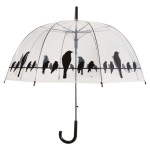 Parapluie Transparent Oiseaux - Élégance et Protection sous la Pluie de Esschert design - deco maison et jardin dans Parapluie
