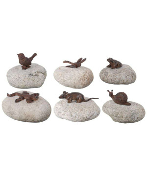 ANIMAUX SUR GALETS de Esschert design - deco maison et jardin dans 🎁 Idées cadeaux