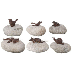 ANIMAUX SUR GALETS de Esschert design - deco maison et jardin dans 🎁 Idées cadeaux