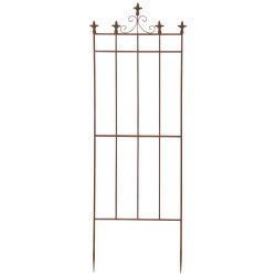 SUPPORT PLANTES 2D LYS L de Esschert design - deco maison et jardin dans selette - porte-plantes - roule pot