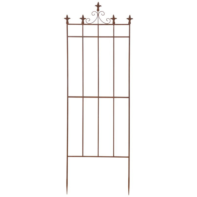 SUPPORT PLANTES 2D LYS L de Esschert design - deco maison et jardin dans selette - porte-plantes - roule pot