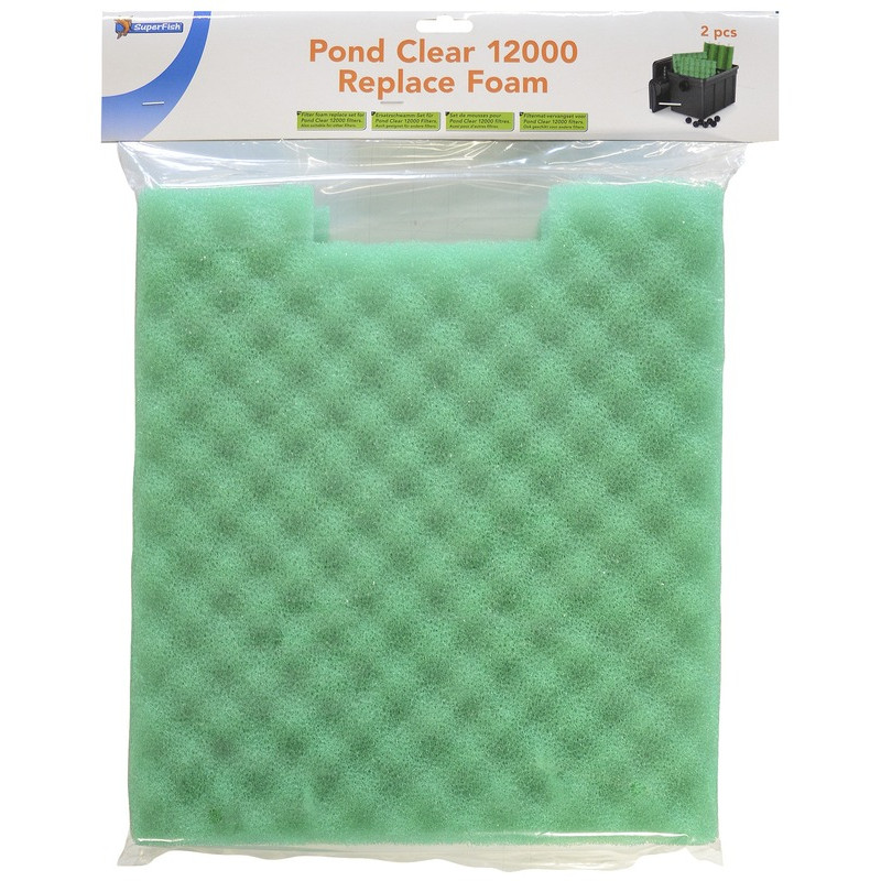 PCLEAR 12000 MOUSSE  REMPL 2P de Superfish - Aquadistri - accessoires pour aquarium et bassin dans Filtre pour bassin
