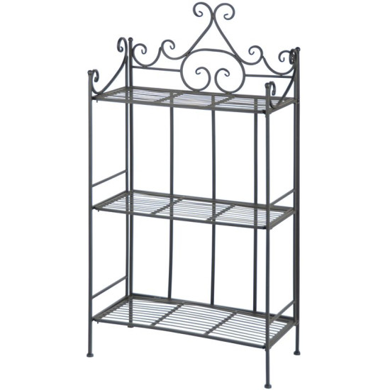 ETAGERE DROITE PLIANTE de Esschert design - deco maison et jardin dans selette - porte-plantes - roule pot