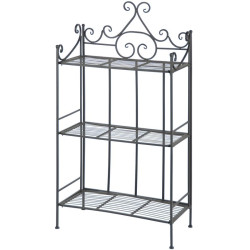 ETAGERE DROITE PLIANTE de Esschert design - deco maison et jardin dans selette - porte-plantes - roule pot