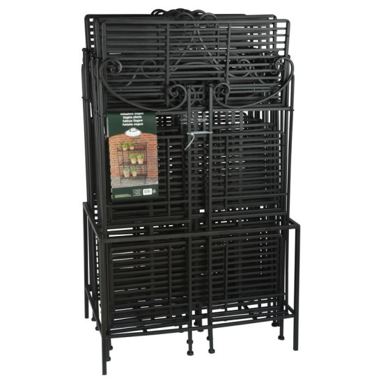 ETAGERE DROITE PLIANTE de Esschert design - deco maison et jardin dans selette - porte-plantes - roule pot