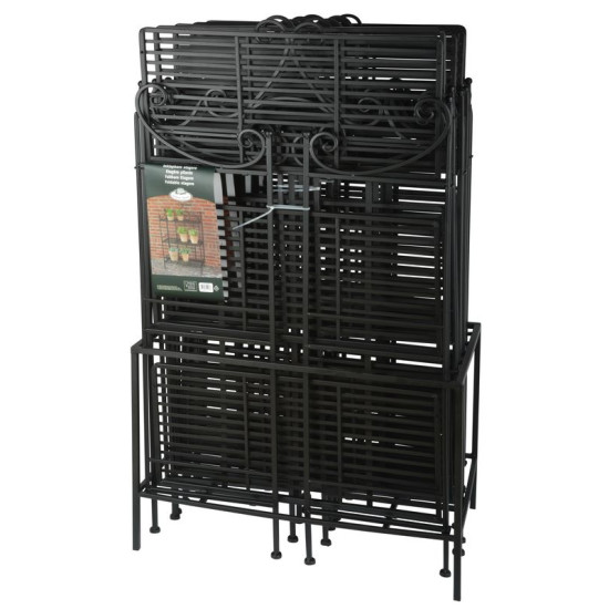ETAGERE DROITE PLIANTE de Esschert design - deco maison et jardin dans selette - porte-plantes - roule pot