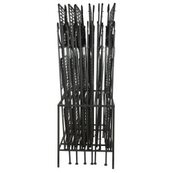 ETAGERE DROITE PLIANTE de Esschert design - deco maison et jardin dans selette - porte-plantes - roule pot