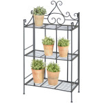 ETAGERE DROITE PLIANTE de Esschert design - deco maison et jardin dans selette - porte-plantes - roule pot
