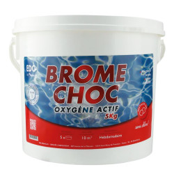 TRAITEMENT CHOC BROME 5KG de Aqualux - Produits piscines dans Chlore et pH pour piscine