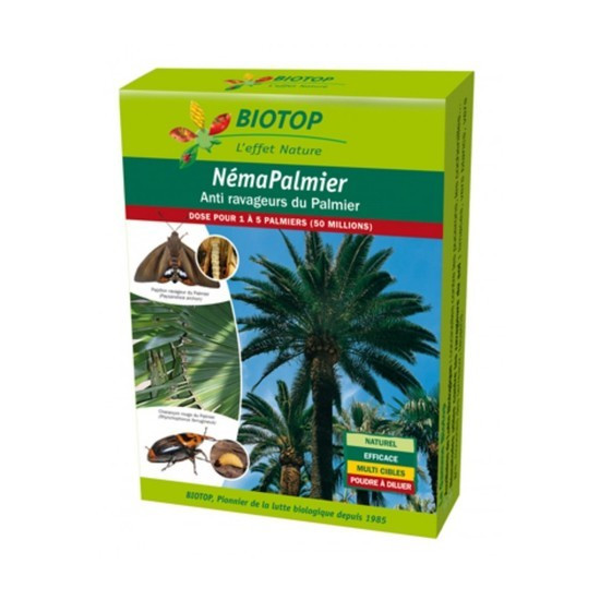 Nemapalmier 50 M Biotop de Biotop - Traitement bio, insectes pour plantes dans Phéromone et nématode