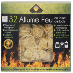 ALLUME FEU LAINE X32 de Siam - produit anti moustique dans Cheminee