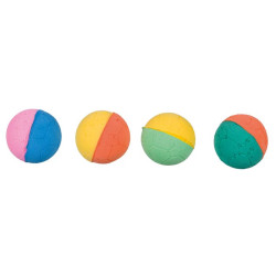 Balles Souples. Mousse.X4.3Cm. 4 de Trixie - Produit pour animaux dans Jouets pour chats