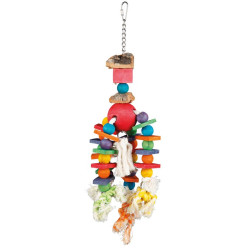 Jouet Bois Avec Corde 35Cm de Trixie - Produit pour animaux dans Jouets pour Oiseaux