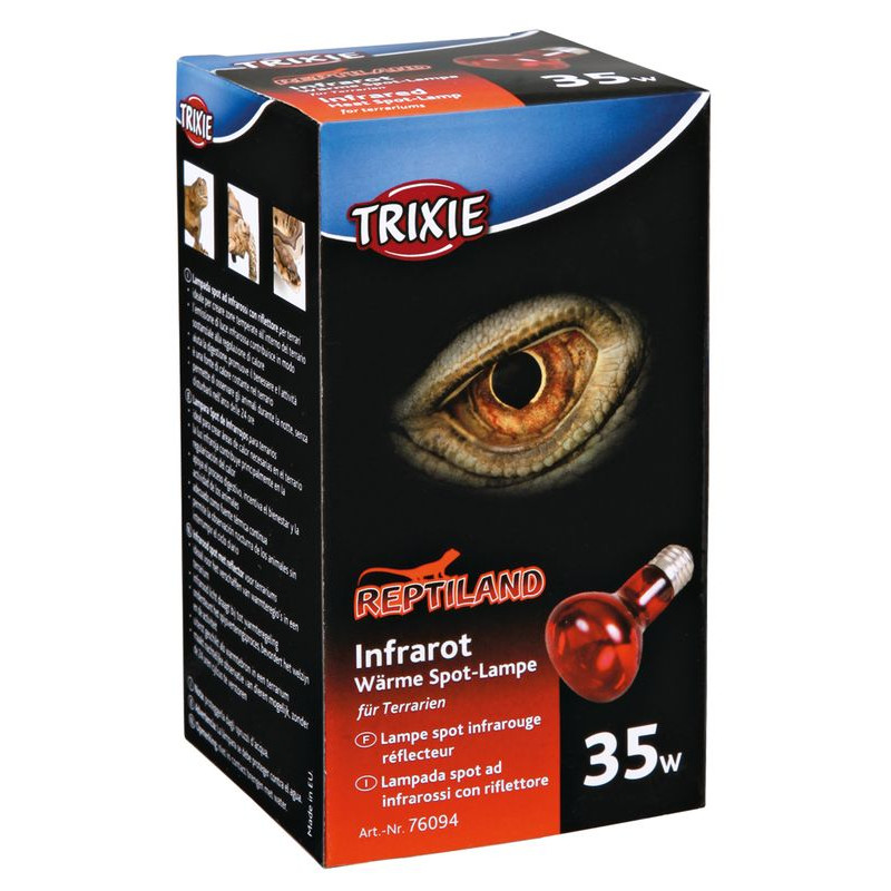 LAMPE SPOT INFRAROUGE 35 W de Trixie - Produit pour animaux dans Lumière pour reptiles