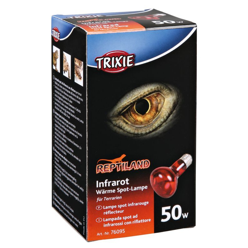 LAMPE SPOT INFRAROUGE 50 W de Trixie - Produit pour animaux dans Lumière pour reptiles