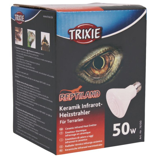Ampoule Ceramique. 75X100Mm. 50 W de Trixie - Produit pour animaux dans Thermometre - hygrometre