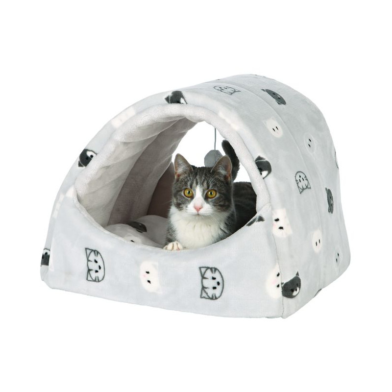 ABRI MIMI 42X35X35CM GRIS de Trixie - Produit pour animaux dans Paniers et sacs pour chats
