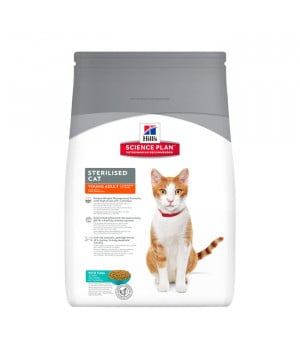 Chat young adult sterilised cat thon 1,5kg - hil