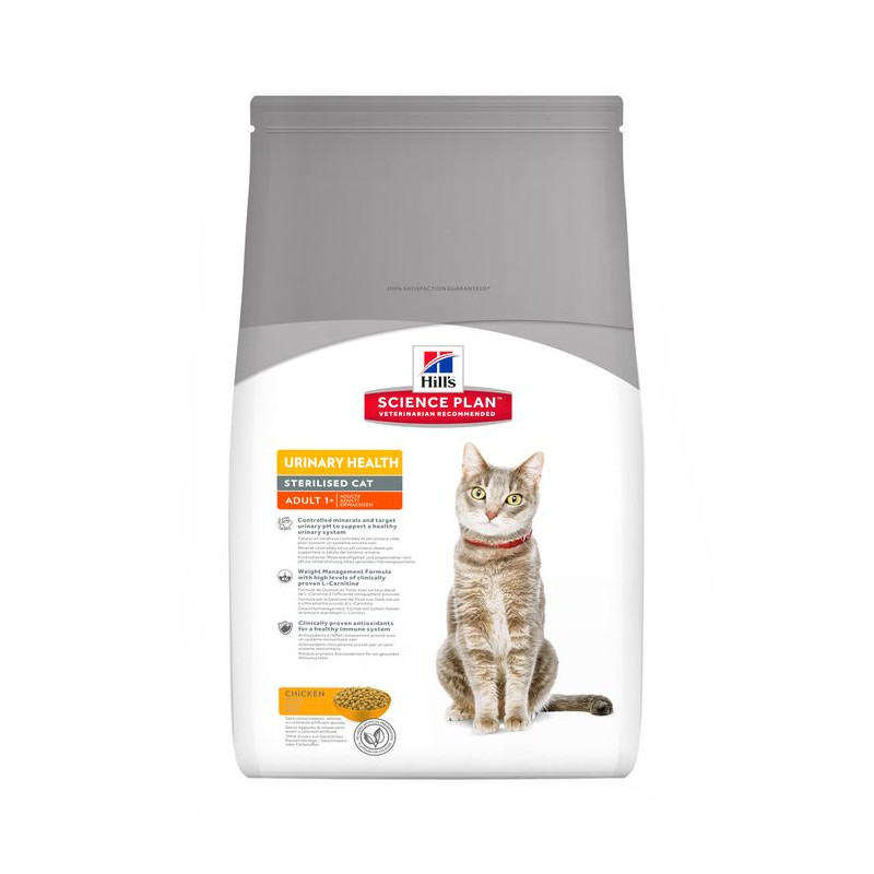 Chat Adult Urinary Health Poulet 1.5kg - Hill's de Hill's - croquette pour chien et chat dans Croquettes pour chats