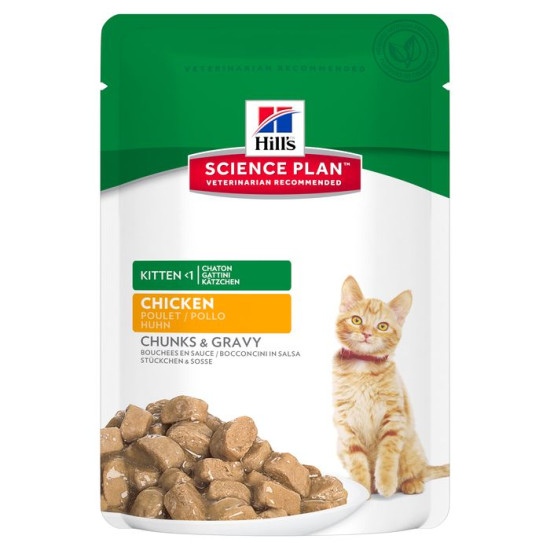 Chat Kitten Multipack 12x85g de Hill's - croquette pour chien et chat dans Patees pour chats