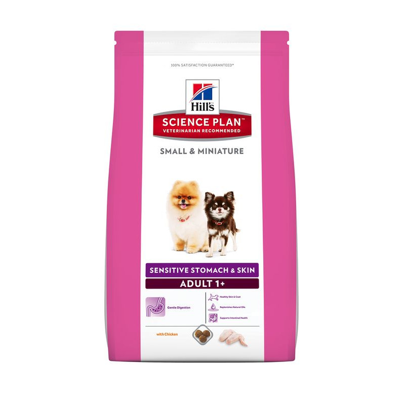 chien Adult Stomach & Skin Small Poulet 1.5k - H de Hill's - croquette pour chien et chat dans Hill's pour chiens