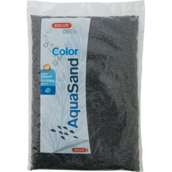 AQUASAND COLOR NOIR EBENE 12KG de Zolux - Produit pour animaux dans Sable pour aquariums