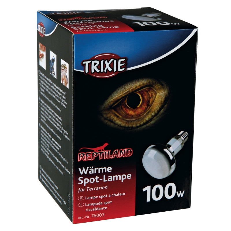 LAMPE SPOT A CHALEUR 80X108 MM 100W de Trixie - Produit pour animaux dans Lumière pour reptiles