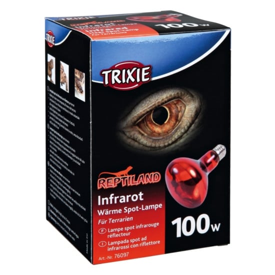 LAMPE SPOT INFRAROUGE 100 W de Trixie - Produit pour animaux dans Lumière pour reptiles