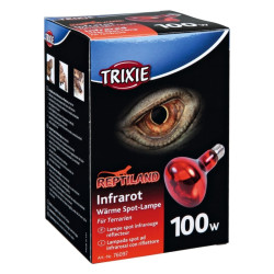 LAMPE SPOT INFRAROUGE 100 W de Trixie - Produit pour animaux dans Lumière pour reptiles