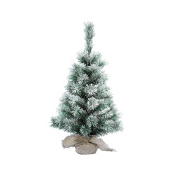 /MINI SAPIN VANCOUVER ENNEIGE VT/BLC de Kaemingk - deco de la maison dans 🌲Sapin de Noël artificiel