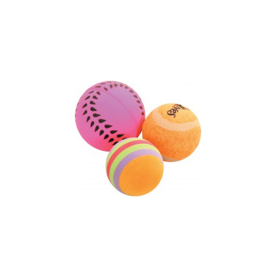 JOUET 3 BALLES MELEES 4CM de Zolux - Produit pour animaux dans Jouets pour chiens