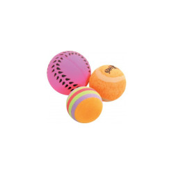 JOUET 3 BALLES MELEES 4CM de Zolux - Produit pour animaux dans Jouets pour chiens