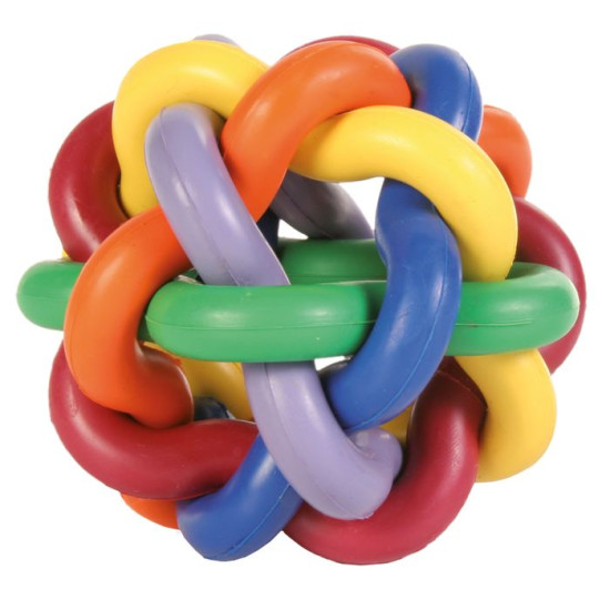 BALLE NOUEE CAOUTCHOUC NATUREL 10CM de Trixie - Produit pour animaux dans Jouets pour chiens