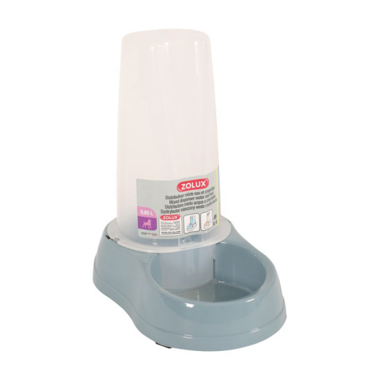 DISTRIB MIXTE A/D 0.65L BAC de Zolux - Produit pour animaux dans Gamelles et distributeurs pour chiens