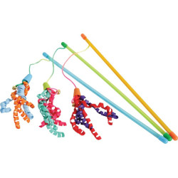 JOUET CHAT CANNE RUBAN AS de Zolux - Produit pour animaux dans Jouets pour chats