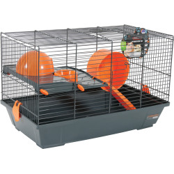 CAGE INDOOR 50 HAMSTER ORANGE de Zolux - Produit pour animaux dans Cages pour rongeurs