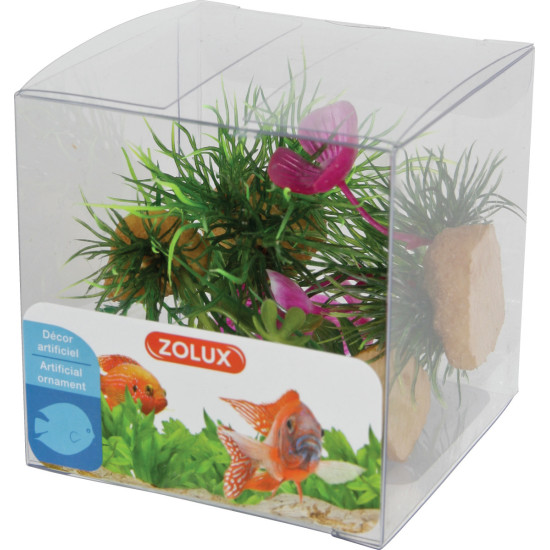 DECOR PLANT BOIT MIX X4 MOD1 de Zolux - Produit pour animaux dans Sujets pour aquarium