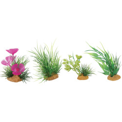 DECOR PLANT BOIT MIX X4 MOD1 de Zolux - Produit pour animaux dans Sujets pour aquarium