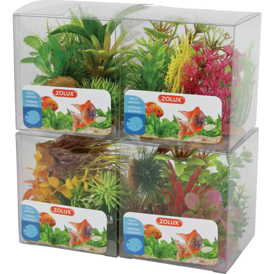 DECOR PLANT BOIT MIX X6 MOD1 de Zolux - Produit pour animaux dans Plantes d'aquarium