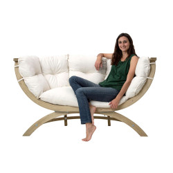 Canape Siena Due Natura Amazonas de Amazonas - les Hamacs dans 💺 Fauteuil pour l'exterieur