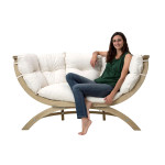 Canape Siena Due Natura Amazonas de Amazonas - les Hamacs dans 💺 Fauteuil pour l'exterieur