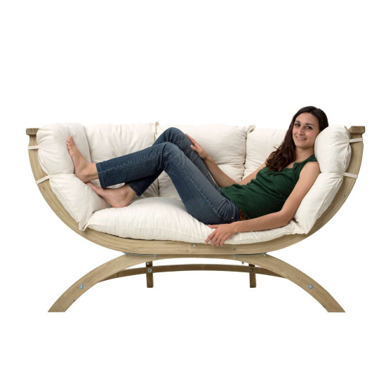 Canape Siena Due Natura Amazonas de Amazonas - les Hamacs dans 💺 Fauteuil pour l'exterieur
