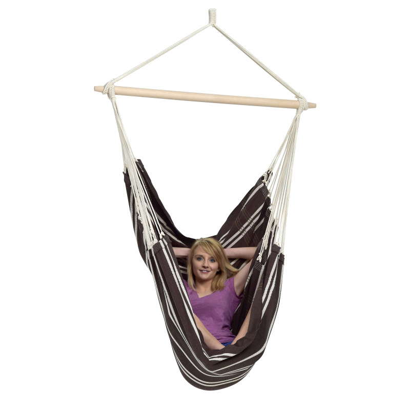 Chaise Hamac Brasil Mocca Amazonas de Amazonas - les Hamacs dans Chaise hamac suspendue
