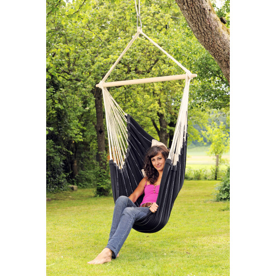 Chaise Hamac Brasil Noir Amazonas de Amazonas - les Hamacs dans Chaise hamac suspendue