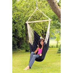 Chaise Hamac Brasil Noir Amazonas de Amazonas - les Hamacs dans Chaise hamac suspendue