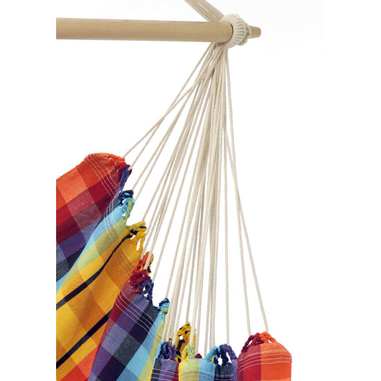 Chaise Hamac Brasil Rainbow Amazonas de Amazonas - les Hamacs dans Chaise hamac suspendue